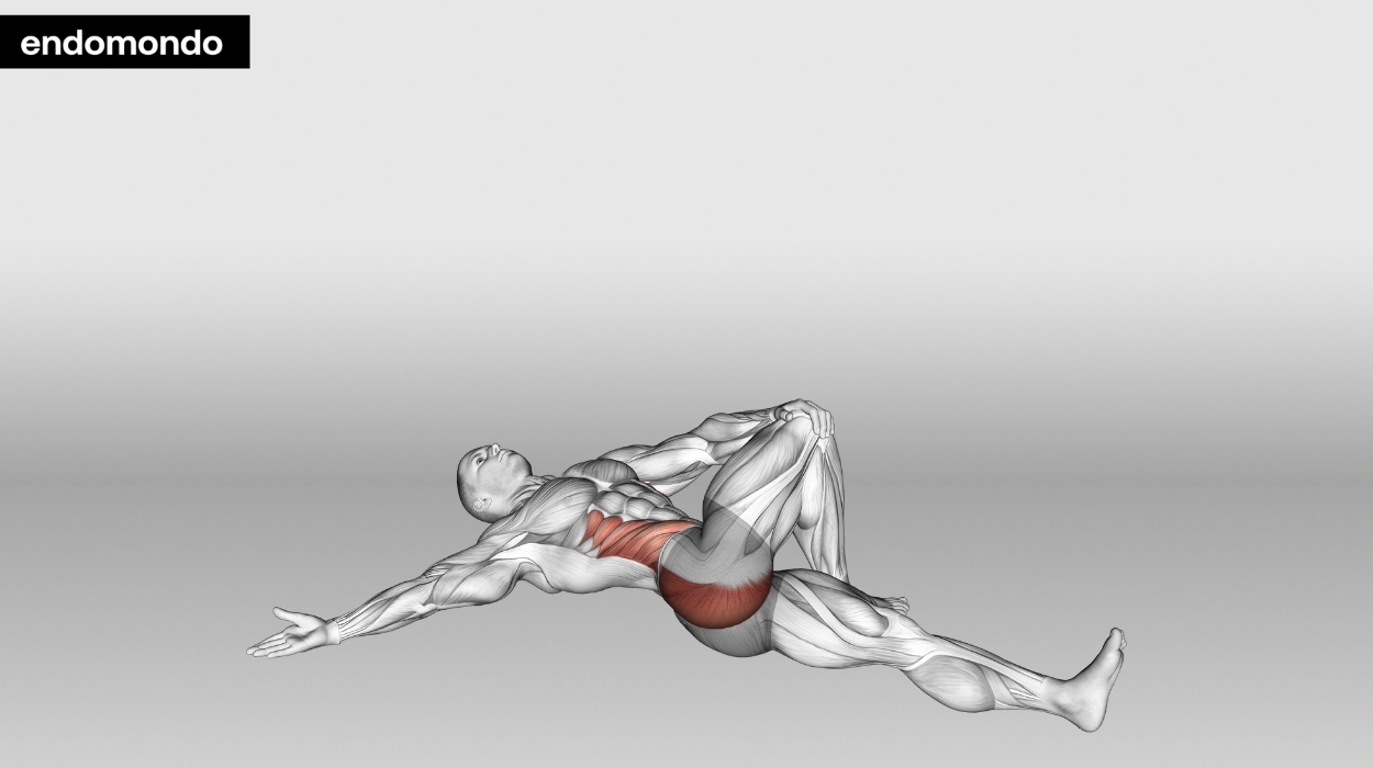 Cooldown Exercises: Bent Knee Cross-Body Stretch