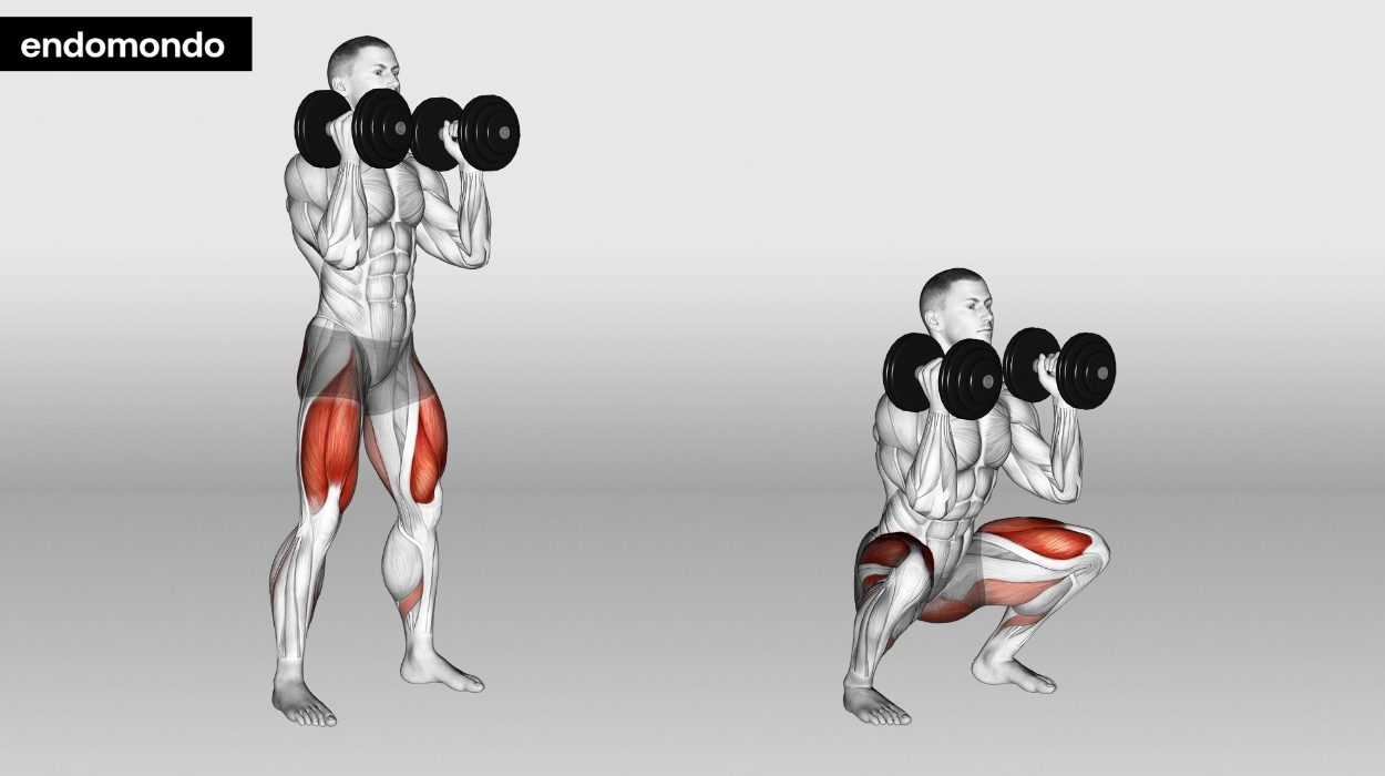 Dumbbell Squat Guide: 6 Best Variations & Tips 2024