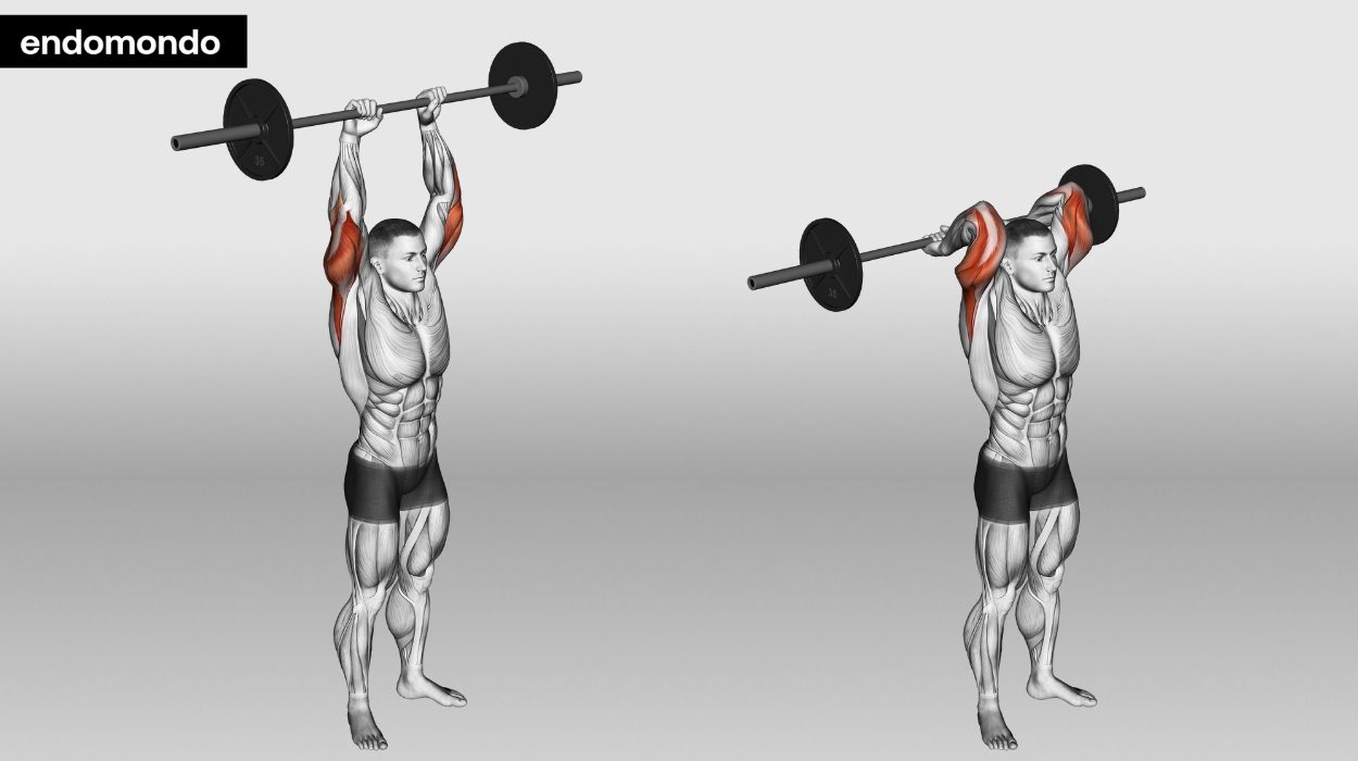 Overhead Barbell Triceps Extension
