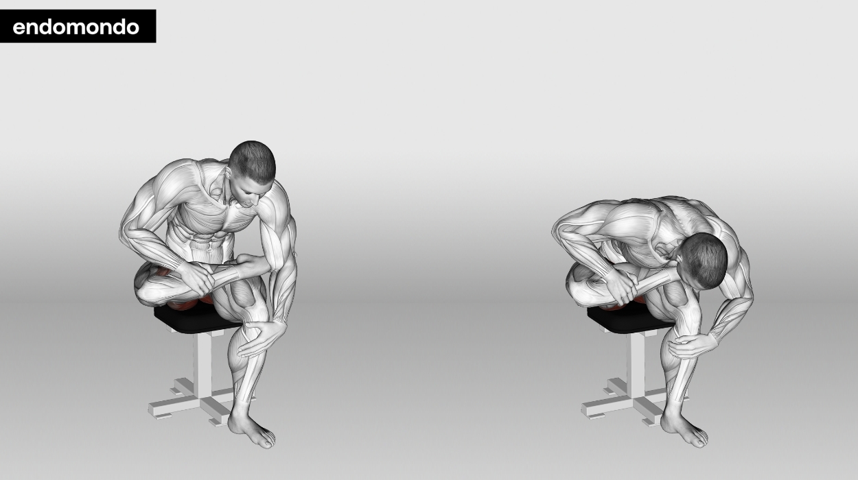 Cooldown Exercises: Seated Pigeon