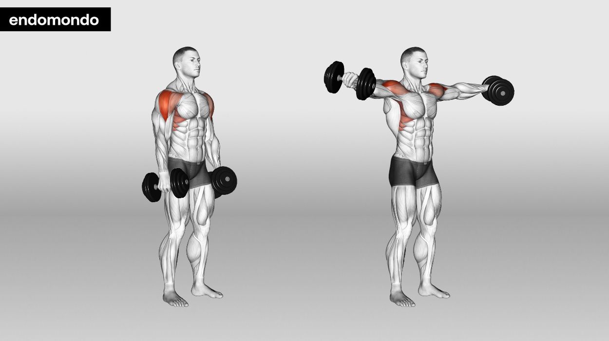 Standing Dumbbell Lateral Raise 