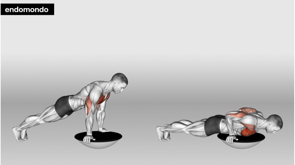Bosu plank online