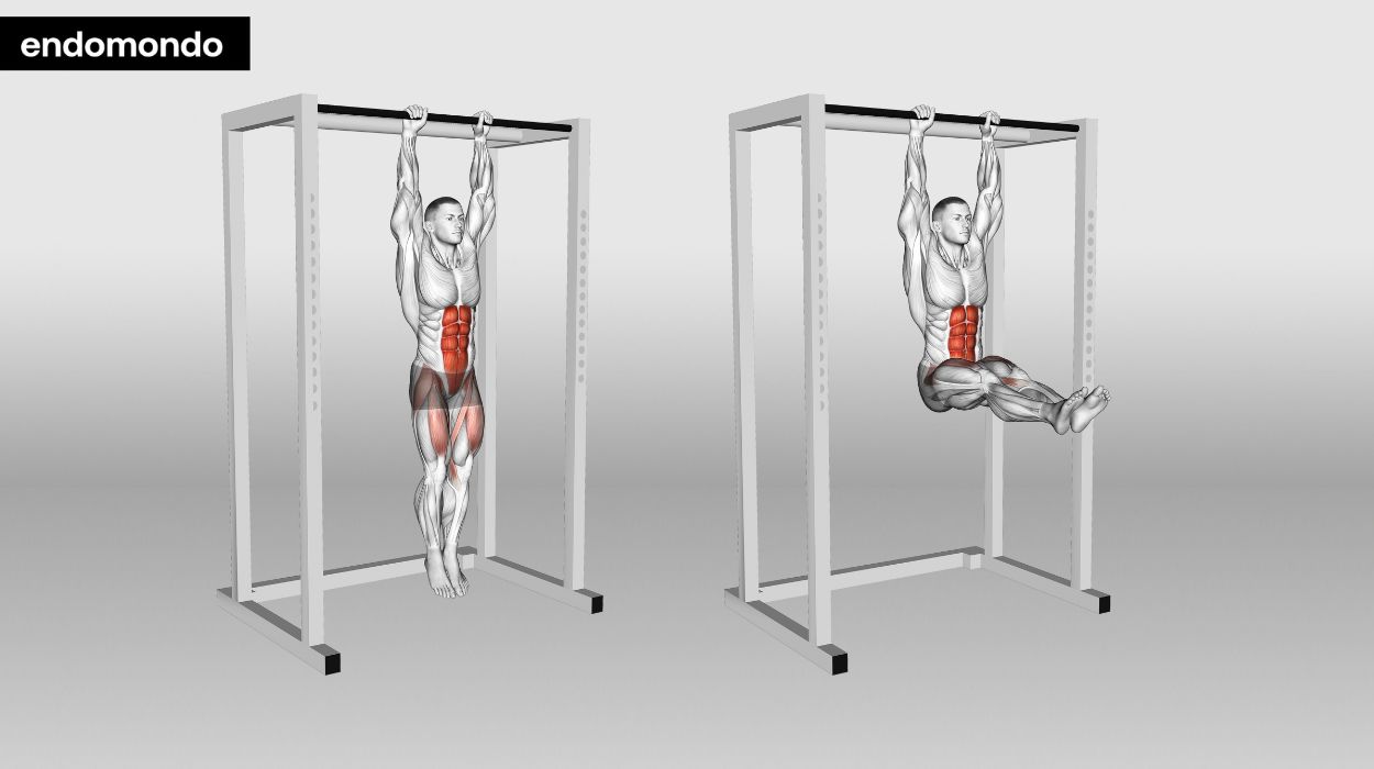 Hanging Leg Raises - lower ab workouts for men
